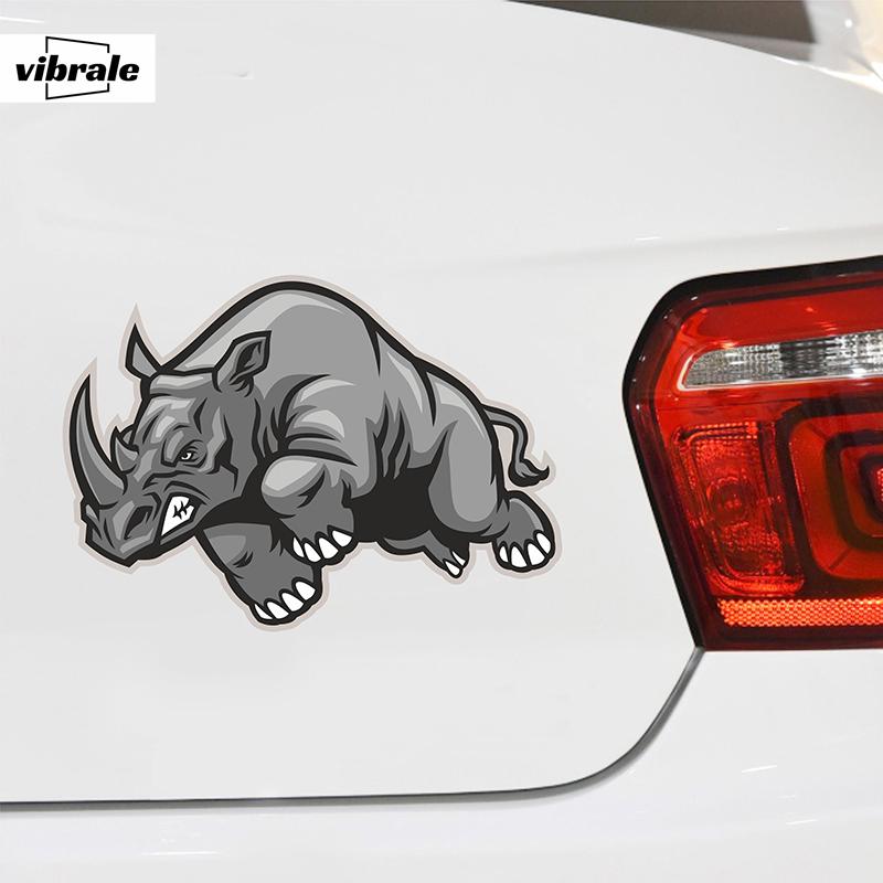 rhino Stickers . Car Stickers . Car Decals . Refrigerator sticker . Bumper sticker . Diary sticker .  Scrapbook Stickers . Waterproof