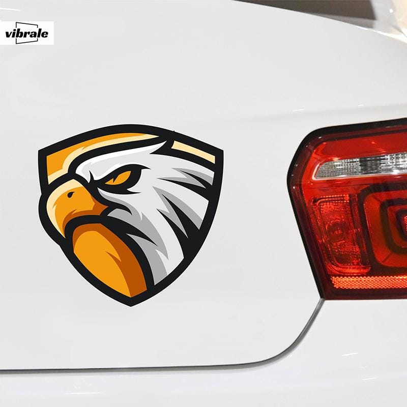 eagle Stickers . Car Stickers . Car Decals . Refrigerator sticker . Bumper sticker . Diary sticker .  Scrapbook Stickers . Waterproof