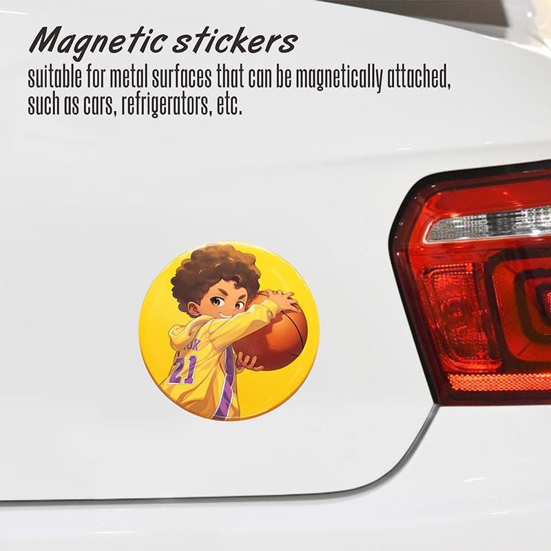 Personalize your car! NBA,basketball style,Magnetic stickers,Car stickers,car decals,refrigerator decals,car accessories