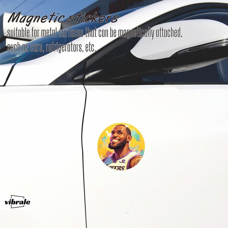 Personalize stickers! NBA,basketball style,Magnetic stickers,Car stickers,car decals,refrigerator decals,car accessories