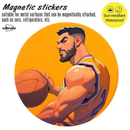 Personalize stickers! NBA,basketball style,Magnetic stickers,Car stickers,car decals,refrigerator decals,car accessories