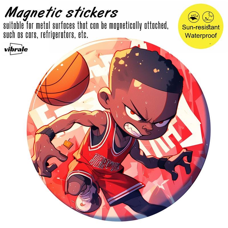 Personalize stickers! NBA,basketball style,Magnetic stickers,Car stickers,car decals,refrigerator decals,car accessories