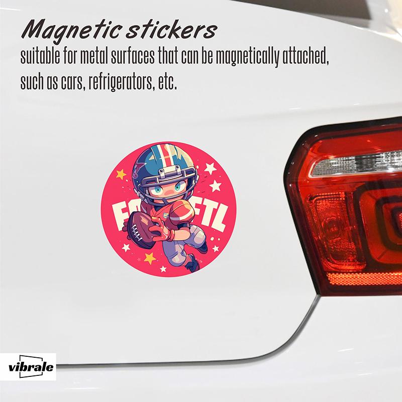 rugby style / NFL / Waterproof Car Stickers / Magnetic Decal / Vehicle Magnet / Outdoor Magnet for Cars / Car Bumper MAGNETS