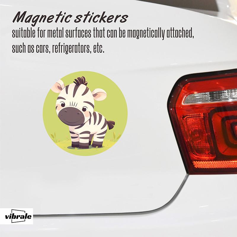 animal / Zebra sticker / Vinyl Sticker / Car Magnets / Reflective Car Sticker / Creative Car Magnet / Travel Car Decal