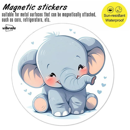 elephant sticker / car stickers / animal / Vinyl Sticker / Custom Car Decal / Personalized Car Magnets / Funny Car Sticker