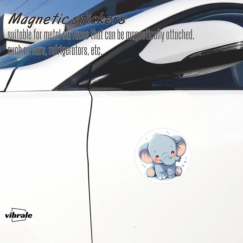 elephant sticker / car stickers / animal / Vinyl Sticker / Custom Car Decal / Personalized Car Magnets / Funny Car Sticker