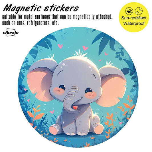 elephant sticker / animal / car stickers / Tailgate Sticker / Personalized Car Decal / Cute Car Magnet / Reflective Car Sticker