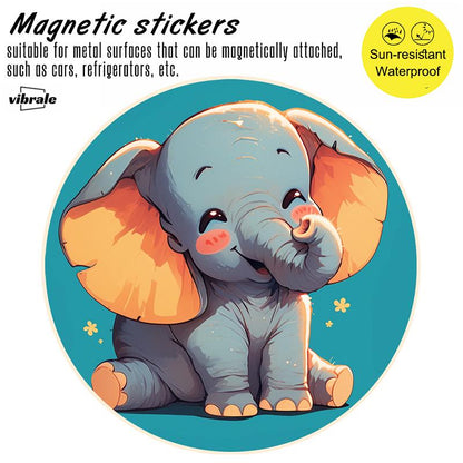 elephant sticker / Vinyl Sticker / car stickers / Magnetic Decal / Tailgate Sticker / Travel Car Decal / Outdoor Magnet for Cars