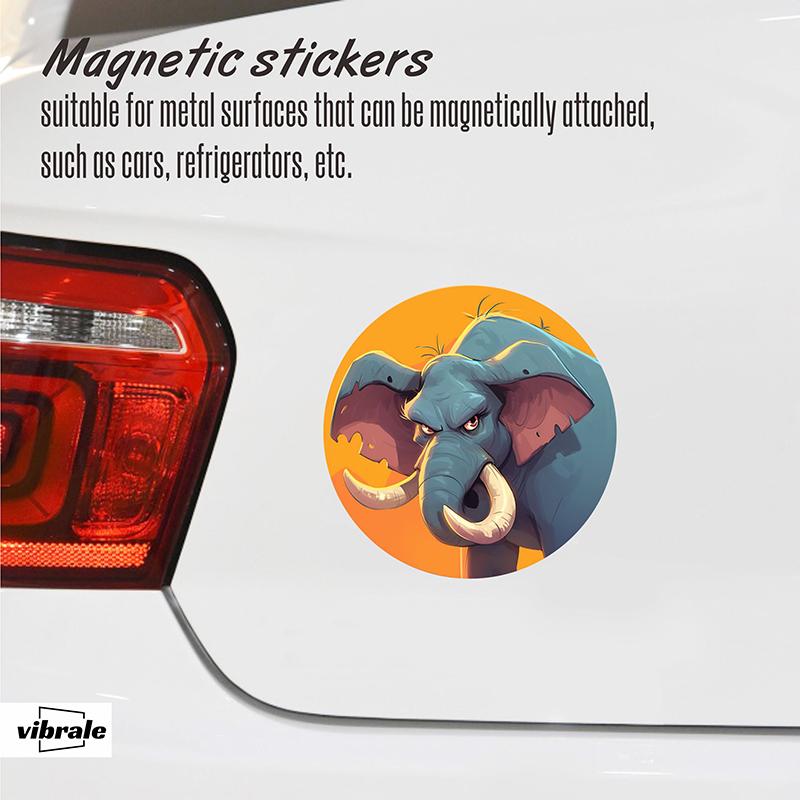 elephant sticker / animal / car stickers / Auto Accessory Sticker / Vinyl Sticker / Fridge Magnet / Magnetic Decal