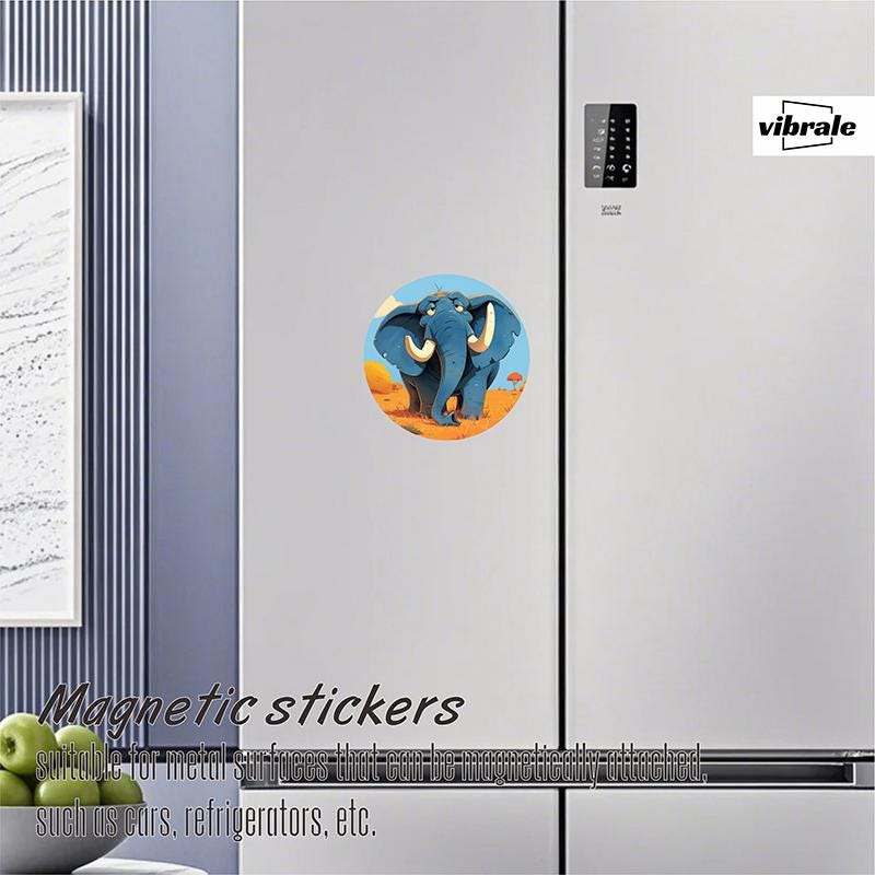 animal / elephant sticker / car stickers / Outdoor Magnet for Cars / Tailgate Sticker / Custom Name Decal / Travel Car Decal