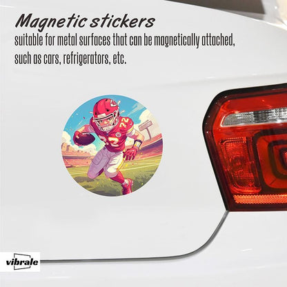 rugby style / NFL / Car Accessories / Personalized Car Decal / Reflective Car Sticker / Refrigerator Magnet / Fridge Magnet