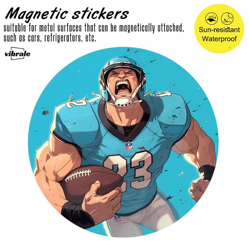 rugby style / NFL / Car Stickers / Vehicle Magnet / Personalized Bumper Sticker / Refrigerator Magnet / Outdoor Magnet for Cars