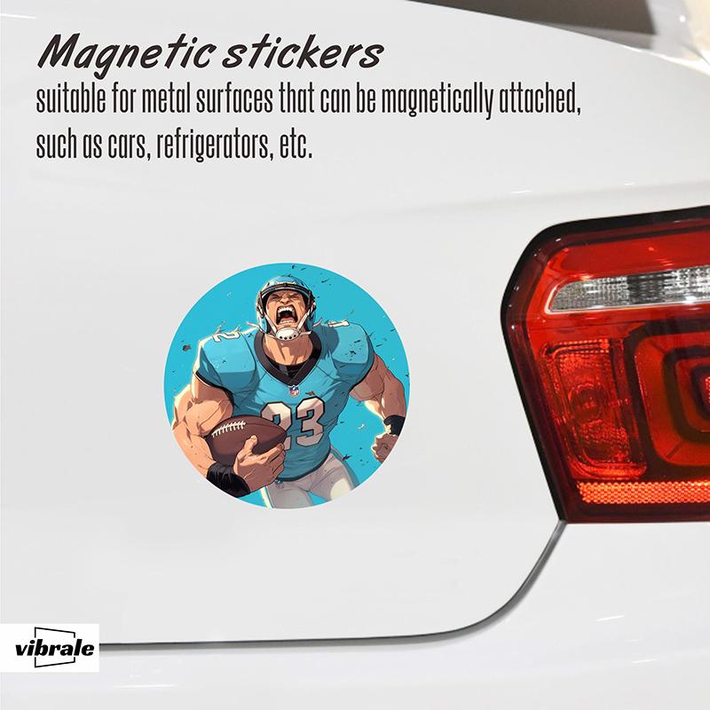 rugby style / NFL / Car Stickers / Vehicle Magnet / Personalized Bumper Sticker / Refrigerator Magnet / Outdoor Magnet for Cars