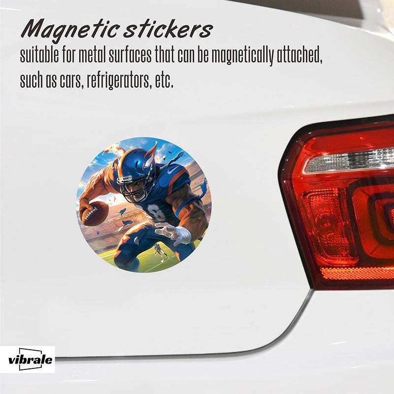 rugby style / NFL / Fridge Magnet / Decorative Magnets / Waterproof Car Stickers / Die-Cut Car Decal / Mailbox Magnet