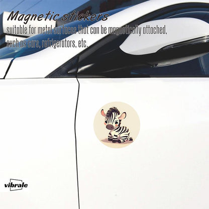 car stickers / animal / Zebra sticker / Mailbox Magnet / Magnetic Decal / Car Accessories / Decorative Magnets