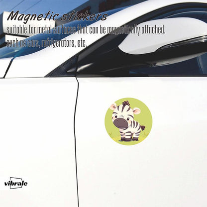 animal / Zebra sticker / Vinyl Sticker / Car Magnets / Reflective Car Sticker / Creative Car Magnet / Travel Car Decal