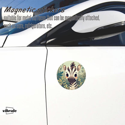 animal / car stickers / Zebra sticker / Custom Car Decal / Magnetic Stickers / Mailbox Magnet / Weatherproof Vinyl Sticker