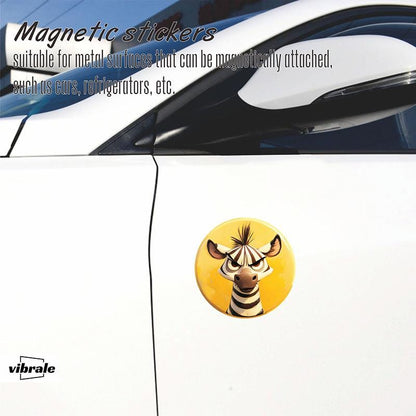 Zebra sticker / Vinyl Sticker / animal / Custom Car Decal / Personalized Car Magnets / Car Window Sticker / Outdoor Magnet for Cars