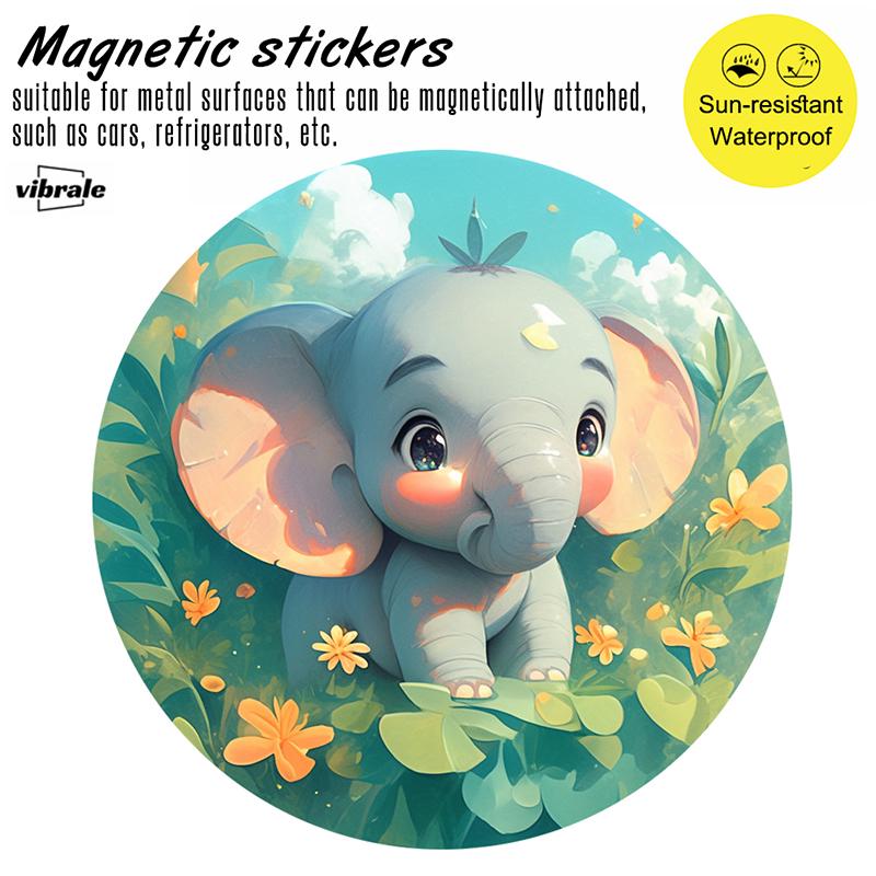 elephant sticker / car stickers / animal / Auto Accessory Sticker / Funny Car Sticker / Custom Car Decal / Magnetic Stickers