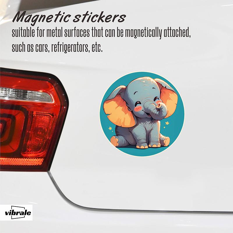 elephant sticker / Vinyl Sticker / car stickers / Magnetic Decal / Tailgate Sticker / Travel Car Decal / Outdoor Magnet for Cars