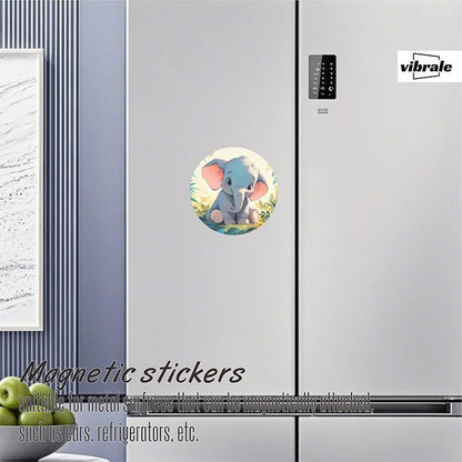 car stickers / animal / elephant sticker / Cute Car Magnet / Magnetic Bumper Decal / Custom Car Decal / Personalized Car Decal