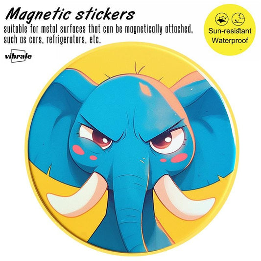 animal / elephant sticker / car stickers / Waterproof Car Stickers / Die-Cut Car Decal / Personalized Bumper Sticker / Car Magnets