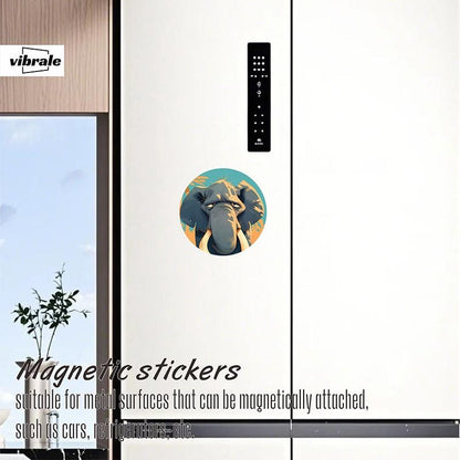 car stickers / animal / elephant sticker / Refrigerator Magnet / Mailbox Magnet / Bumper Sticker / Car Accessories